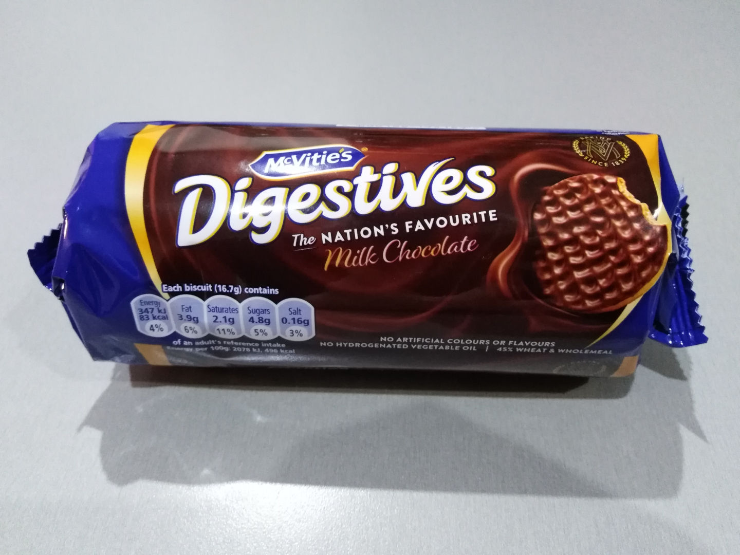 A picture of a packet of biscuits.