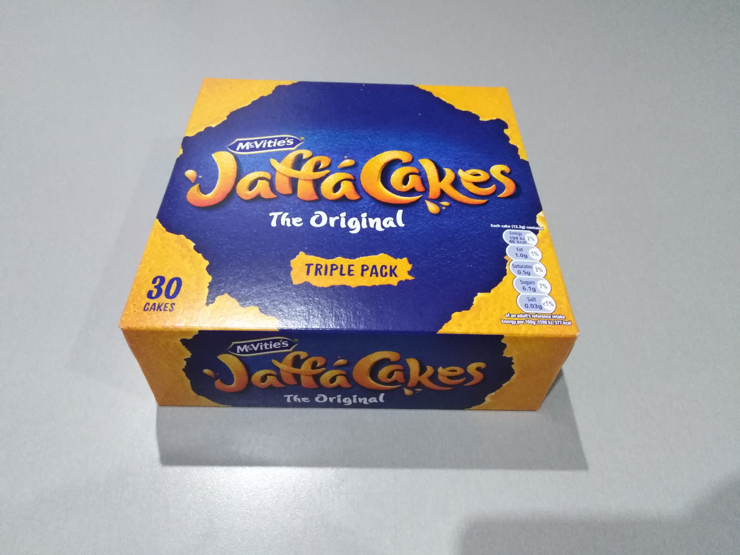 A Pack of JaffaCakes.